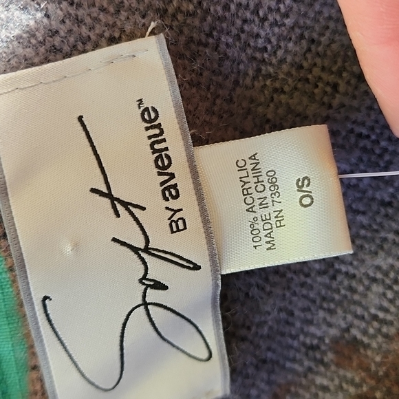 Soft by the avenue women's ruana one size - Picture 9 of 10